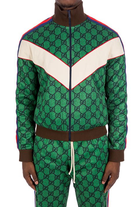 green gucci tracksuit